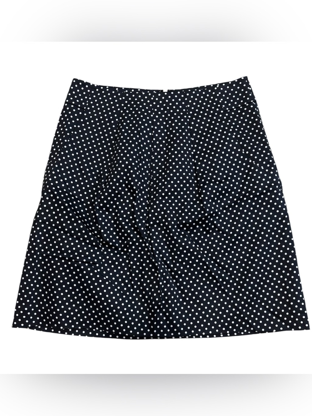 🌹🌹Jacob Black A-Line Skirt with White Polka Dots